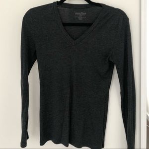 Dark gray long sleeve tee
